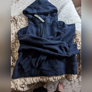 Lululemon Oversized Scuba Half Zip Hoodie XS /S Night Sea